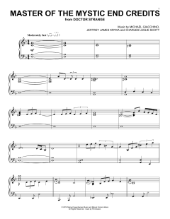 Master Of The Mystic End Credits von Michael Giacchino (Download) 