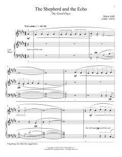 The Shepherd and the Eacho von Marie Jaëll (Download) 
