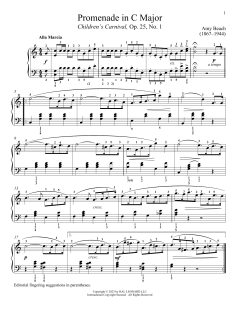 Promenade von Amy Marcy Beach (Download) 