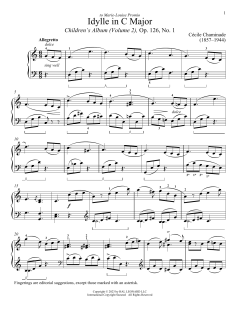 Idylle von Cécile Chaminade (Download) 