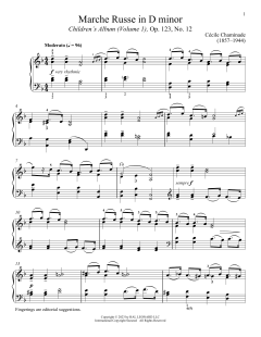 Marche Russe von Cécile Chaminade (Download) 