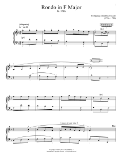 Rondo, K. 15hh (Download) 