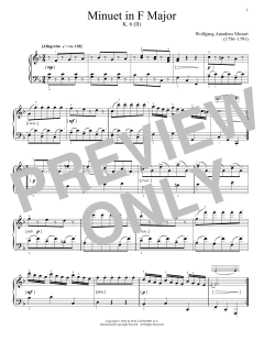 Minuet in F Major, K. 6 (Download) 