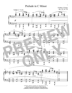 Prelude In C Minor, Op. 28, No. 20 von Frédéric Chopin (Download) 