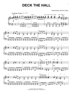 Deck The Hall [Boogie Woogie version] von Traditional Welsh Carol (Download) 