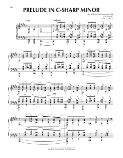 Prelude In C-Sharp Minor, Op. 3, No. 2 von Sergei Rachmaninoff (Download) 