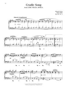 Cradle Song, Op. 68, No. 5 (Download) 
