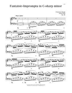 Fantaisie-Impromptu, Op. 66 von Frédéric Chopin (Download) 