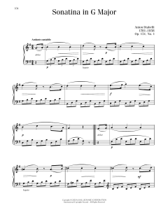 Sonatina In G Major, Op. 151, No. 1 (Download) 