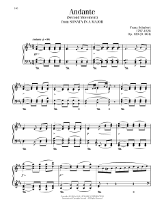 Andante, Op. 120, D. 664, Second Movement von Franz Schubert (Download) 