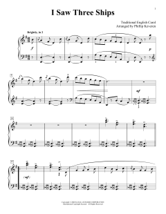 I Saw Three Ships von Traditional English Carol (Download) 