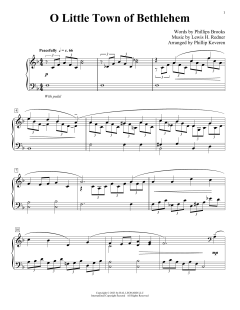 O Little Town Of Bethlehem von Lewis H. Redner (Download) 