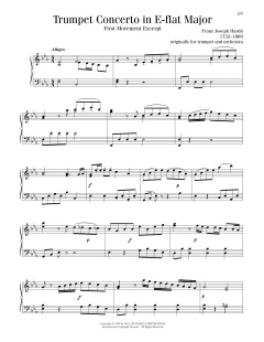 Trumpet Concerto in E-flat Major, First Movement Excerpt (Download) 