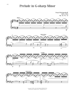 Prelude In G-Sharp Minor, Op. 32, No. 12 (Download) 
