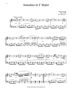 Sonatina in F, Op. 168, No. 1 (Download) 