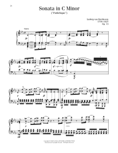 Sonata In C Minor "Pathetique," Op. 13 (Download) 