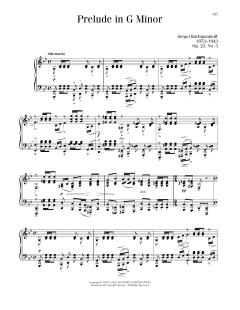 Prelude In G Minor, Op. 23, No. 5 (Download) 