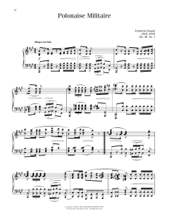 Polonaise In A Major, Op. 40, No. 1 (Download) 