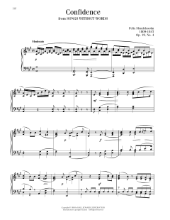 Song Without Words, Op. 19, No. 4 (Download) 