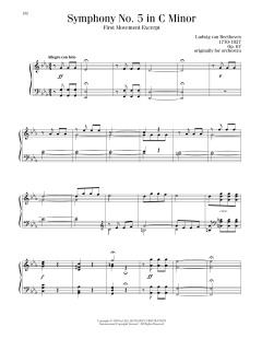 Symphony No. 5 In C Minor, First Movement Excerpt (Download) 