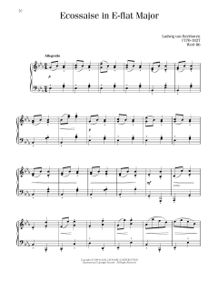 Ecossaise In E-Flat Major, WoO 86 (Download) 