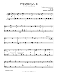 Symphony No. 40 In G Minor, First Movement Excerpt (Download) 