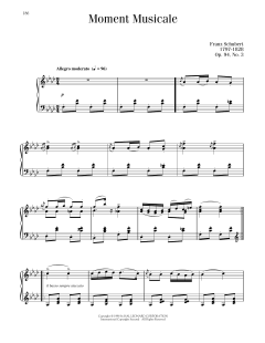 Moment Musicale, Op. 94, No. 3 (Download) 