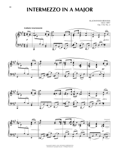 Intermezzo In A Major, Op. 118, No. 2 von Johannes Brahms (Download) 