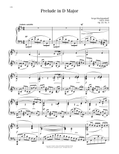 Prelude In D Major, Op. 23, No. 4 (Download) 