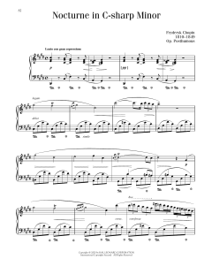 Nocturne In C-Sharp Minor, KK. Anh. Ia, No. 6 (Download) 