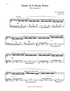 Etude, Op. 42, No. 3 (Download) 