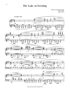 Lake At Evening Op. 5, No. 1 (Download) 