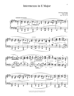 Intermezzo In E Major, Op. 116, No. 6 (Download) 
