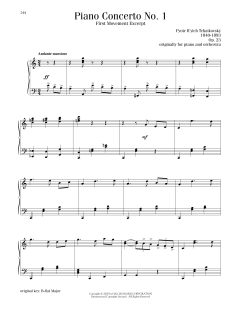 Piano Concerto No. 1 In B-Flat Minor, Op. 23, First Movement Excerpt (Download) 