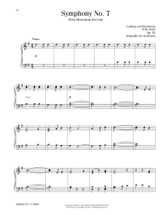 Symphony No. 7 In A Major, First Movement Excerpt (Download) 