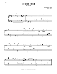 Tender Song (Air Tendre) (Download) 