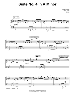 Suite No. 4 In A Minor (Download) 