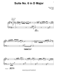 Suite No. 6 In D Major (Download) 
