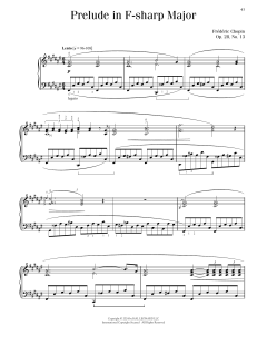 Prelude In F-Sharp Major, Op. 28, No. 13 (Download) 