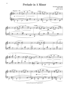 Prelude In A Minor, Op. 11, No. 2 (Download) 