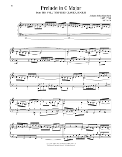 Prelude No. 1 In C Major, BWV 870 (Download) 