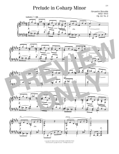 Prelude In C-Sharp Minor, Op. 22, No. 2 (Download) 