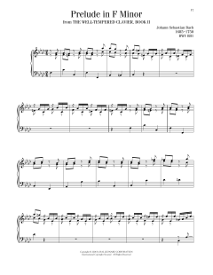 Prelude No. 12 In F Minor, BWV 881 (Download) 