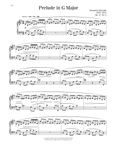 Prelude, Op. 11, No. 3 (Download) 