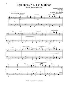 Symphony No. 1 In C Minor, Fourth Movement Excerpt von Johannes Brahms (Download) 