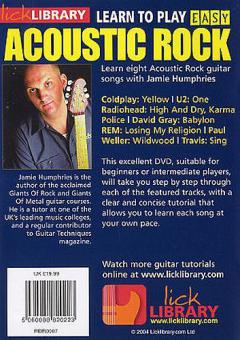 Learn To Play Easy Acoustic Rock von Jamie Humphries 