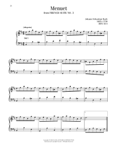 Menuet I, BWV 814 (Download) 