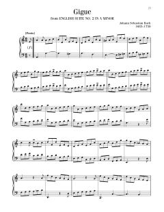 Gigue, BWV 807 (Download) 