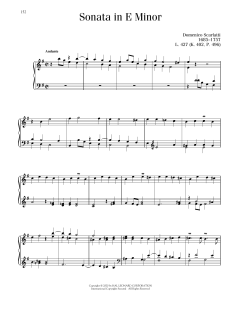 Sonata In E Minor, K. 402 (Download) 