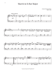 March In E-Flat Major, BWV App 127 (Download) 